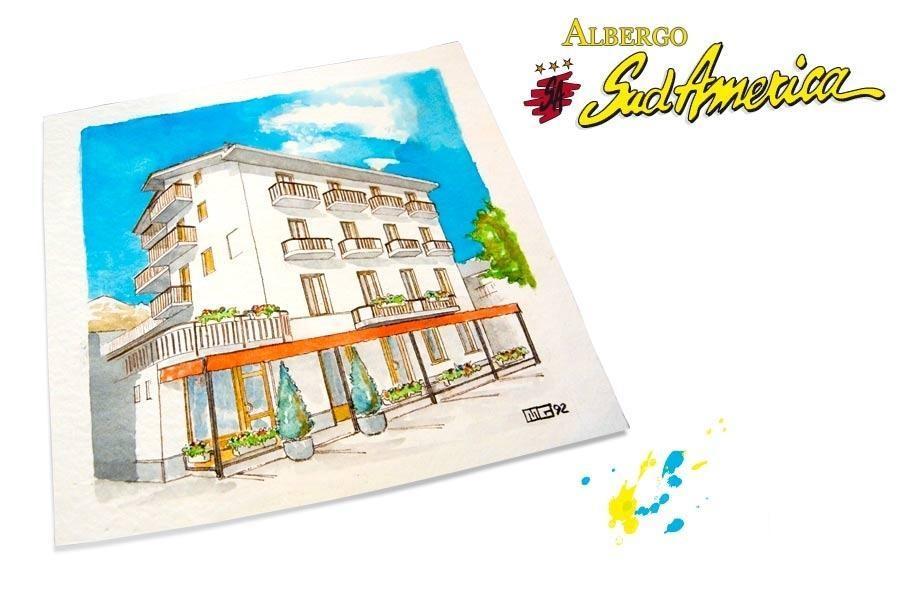 Albergo Sud America Paesana エクステリア 写真